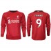 Billige Liverpool Roberto Firmino #9 Hjemmetrøye 2022-23 Langermet